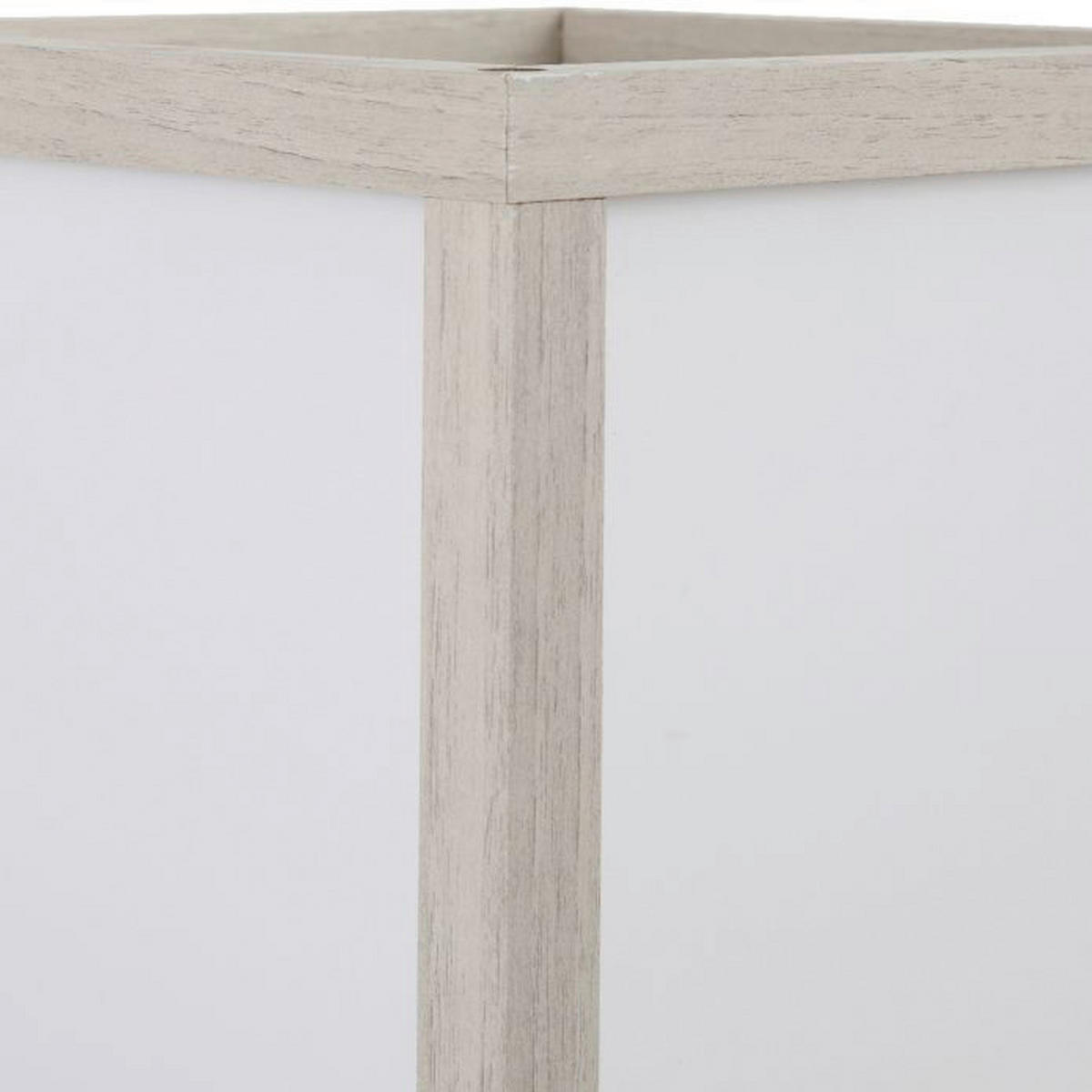 HOMCOM Stehleuchte 833-623V90AK 833-623V90AK Eiche weiß Acryl Kunststoff B/H/L: ca. 26x160x26 cm E27 1 Brennstellen Stehleuchte 833-623V90AK - Eiche/weiß (26,00/26,00/160,00cm) - HOMCOM