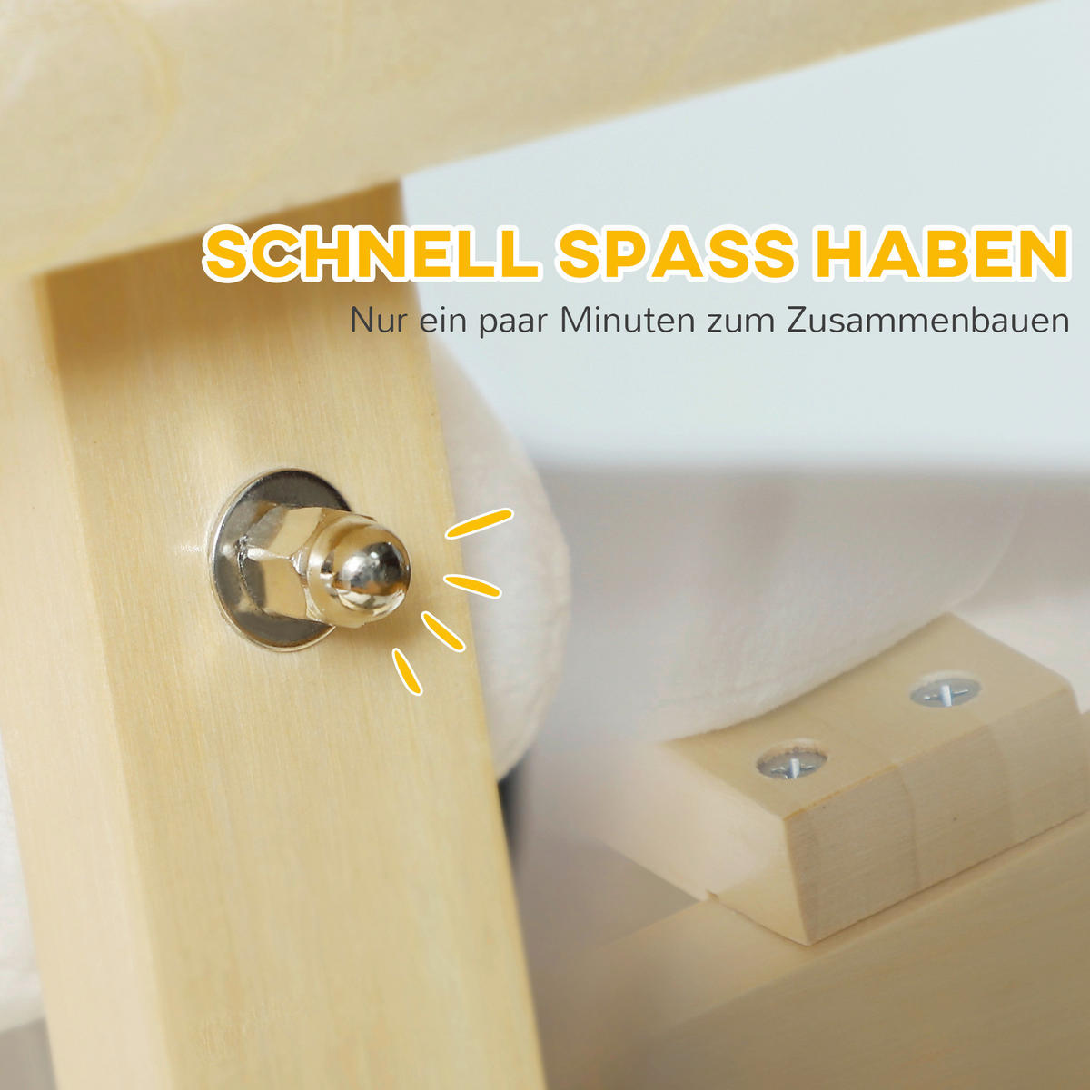 AIYAPLAY Schaukeltier B/H/L: ca. 32,5x60x67 cm Schaukeltier - weiß (67,00/32,50/60,00cm) - AIYAPLAY