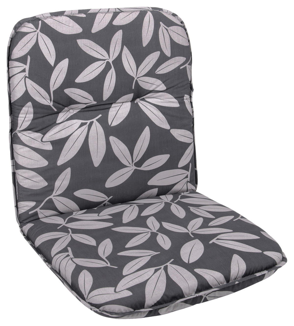 Neutral Auflage Floral grau Polyester B/H/L: ca. 50x5x98 cm Floral - grau (98,00/50,00/5,00cm) - Neutral
