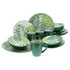 CreaTable Kombiservice TROPICANA grün Steinzeug 16 tlg. TROPICANA - grün - CreaTable