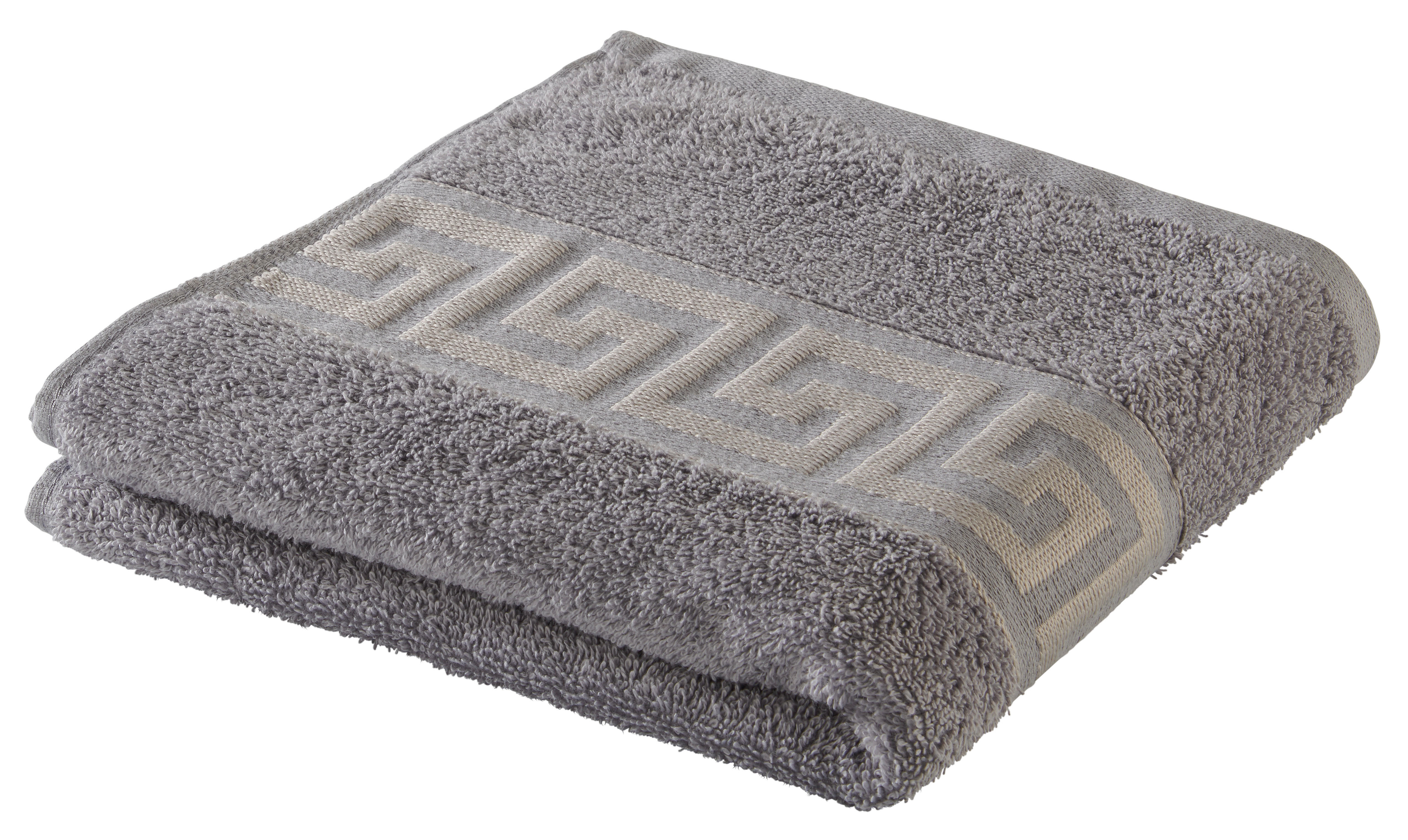 Handtuch Meand Meand - silber (50,00/100,00cm) - POCOline