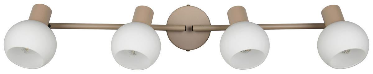 Reality Leuchten Spots beige Metall B/H/L: ca. 70x18,5x10 cm E14 4 Brennstellen Spot_Boba_4 - beige (10,00/70,00/18,50cm) - Reality Leuchten