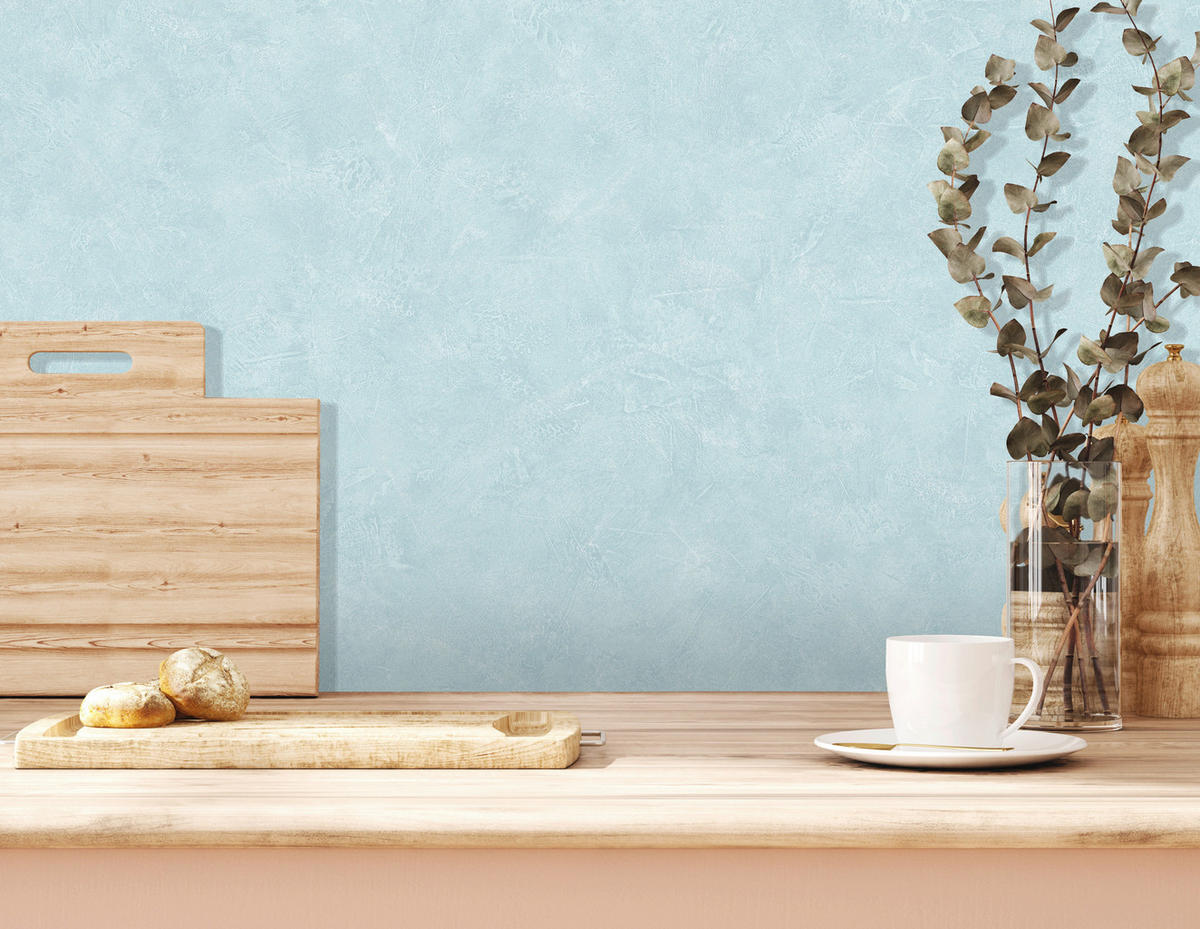 UGEPA Vinyltapete Struktur hellblau B/L: ca. 53x1005 cm Vinyltapete_L48741 - hellblau (53,00/1005,00cm) - UGEPA