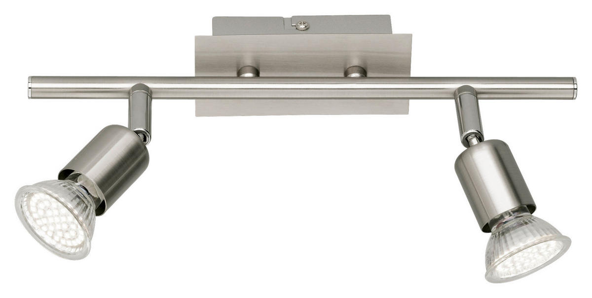 Reality Spotbalken R82942107 Spotbalken_2flg.Nimes - nickel matt (30,00/5,00/16,00cm) - Reality