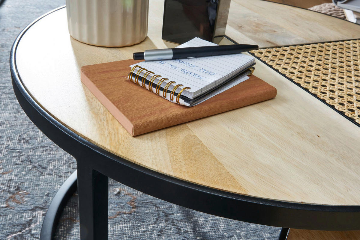 Couchtisch 2er-Set. braun B/H/T: ca. 60x37x60 cm 2er-Set. - braun (60,00/37,00/60,00cm) - Wohnling
