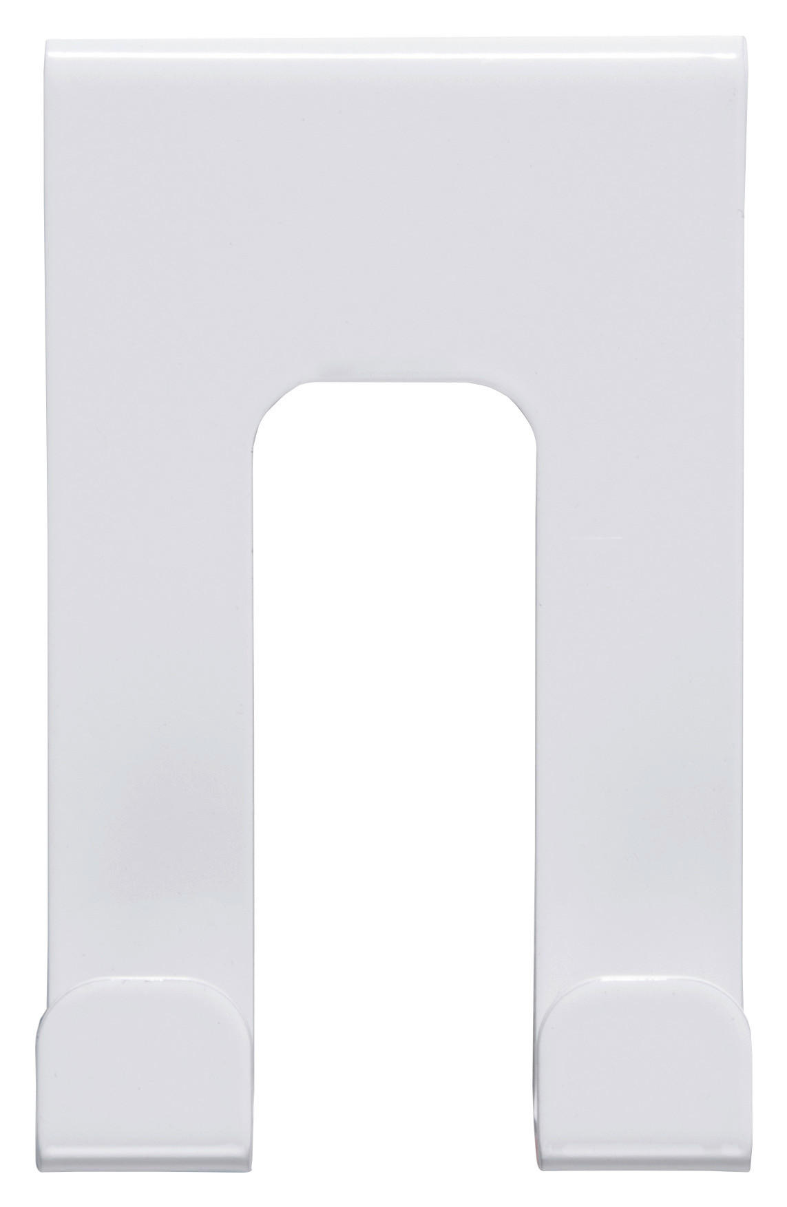 Türgarderobe Hook 2 weiß pulverbeschichtet Metall B/H/T: ca. 5,01x8x4,2 cm Hook 2 - weiß (5,01/8,00/4,20cm)