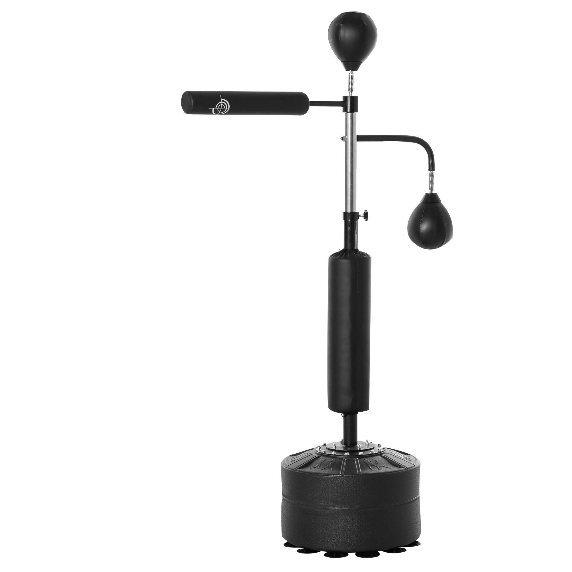 HOMCOM Fitness-Zubehör schwarz Polypropylen B/H/L: ca. 50x88x160 cm Boxset - schwarz (160,00/50,00/88,00cm) - HOMCOM