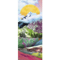 Komar Fototapete Mountain Top Panel B/L: ca. 100x250 cm Mountain Top Panel - (100,00/250,00cm) - Komar