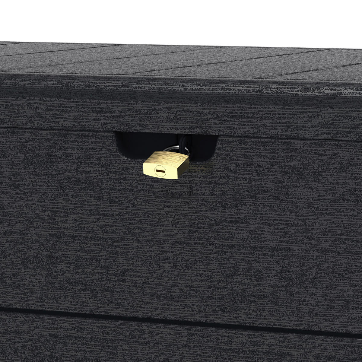 VCM Aufbewahrungsbox Durabox grau Kunststoff B/H/L: ca. 130x110x474 cm Durabox - grau (474,00/130,00/110,00cm) - VCM
