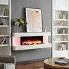 RICHEN Wandkamin Elektrischer-Kamin Hestia weiß MDF B/H/T: ca. 152x58,9x25 cm Elekt.-Kamin Hestia EF197A-MT197E - weiß (152,00/58,90/25,00cm) - RICHEN