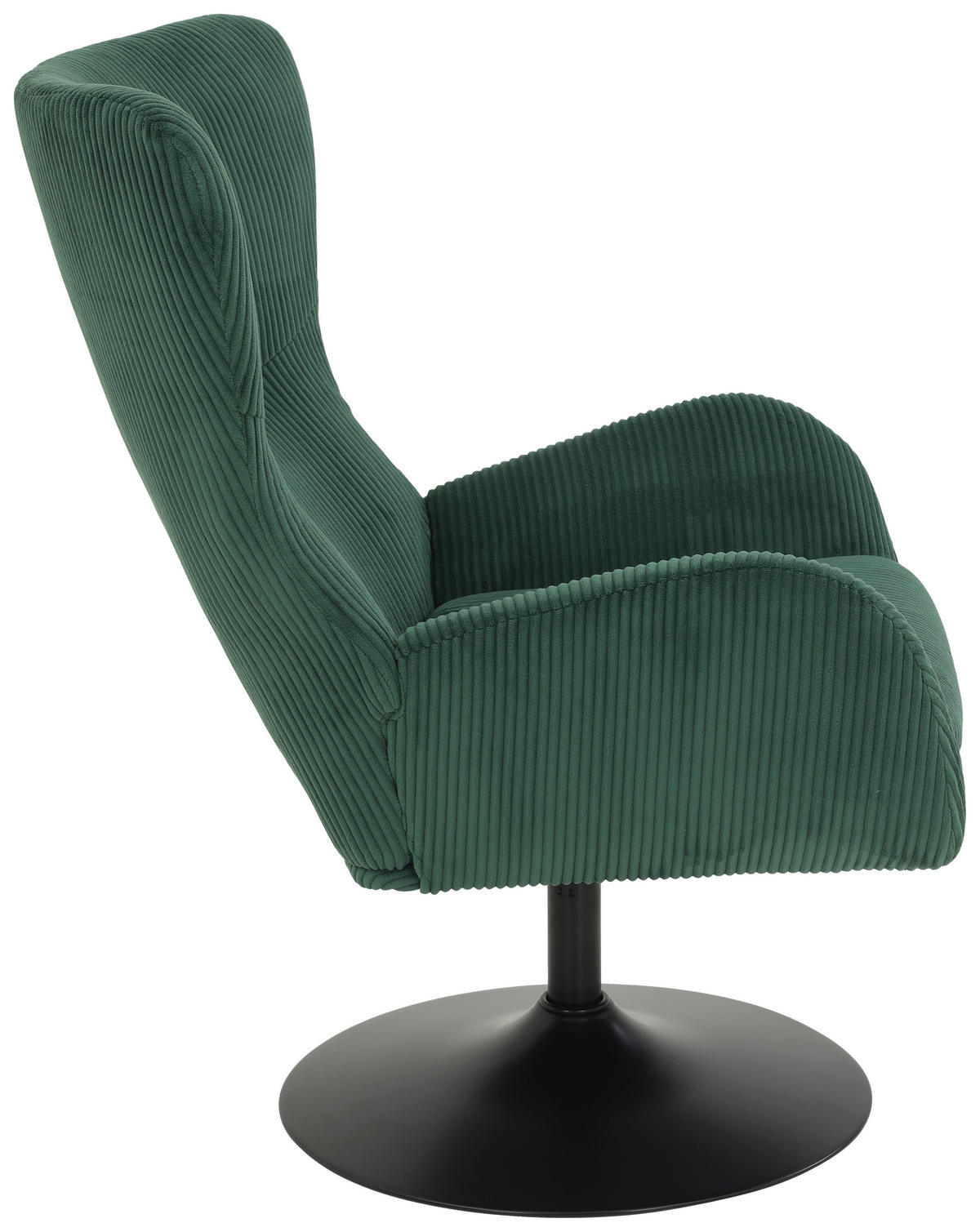 Sessel Samos grün Microfaser B/H/T: ca. 72x96x81 cm Samos - schwarz/grün (72,00/96,00/81,00cm)