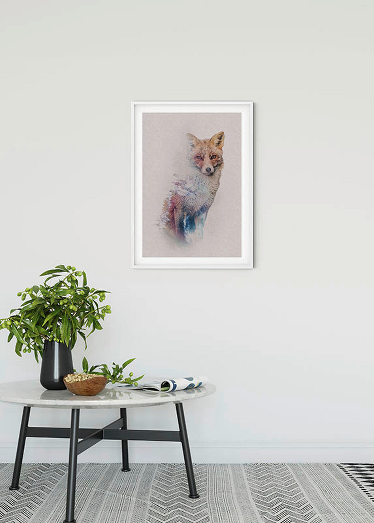 Komar Poster Animals Forest Fox Waldtiere B/L: ca. 50x70 cm Animals Forest Fox - (50,00/70,00cm) - Komar