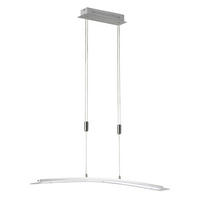 Fischer & Honsel LED-Pendelleuchte 60162 Chrom nickel matt Acryl Metall B/H/T: ca. 90x150x9 cm 1.0 Brennstellen Metis - nickel matt/Chrom (90,00/150,00/9,00cm) - Fischer & Honsel