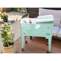 AXI Kühlwagen Retro mint Metall B/H/T: ca. 43x89x92 cm Retro - mint (43,00/89,00/92,00cm) - AXI