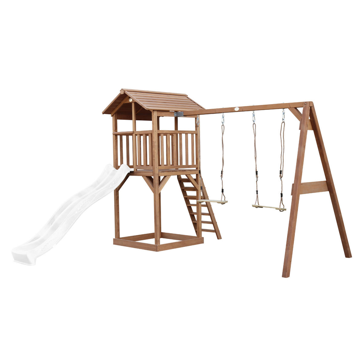 AXI Spielturm Beach Tower braun B/H/L: ca. 357x242x349 cm Beach Tower - braun/weiß (349,00/357,00/242,00cm) - AXI
