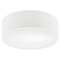 Lamkur Deckenleuchte DANTE 43920 weiß Glas Stahl H/L: ca. 8x26 cm E27 1 Brennstellen Dante - weiß (26,00cm) - Lamkur