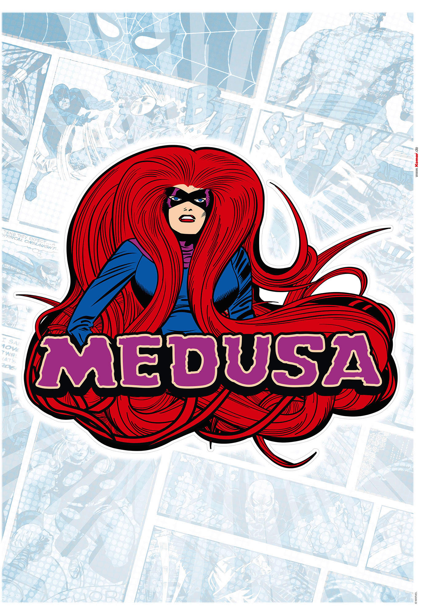 Komar Wandtattoo Medusa Comic Classic  Medusa Comic Classic B/L: ca. 50x70 cm