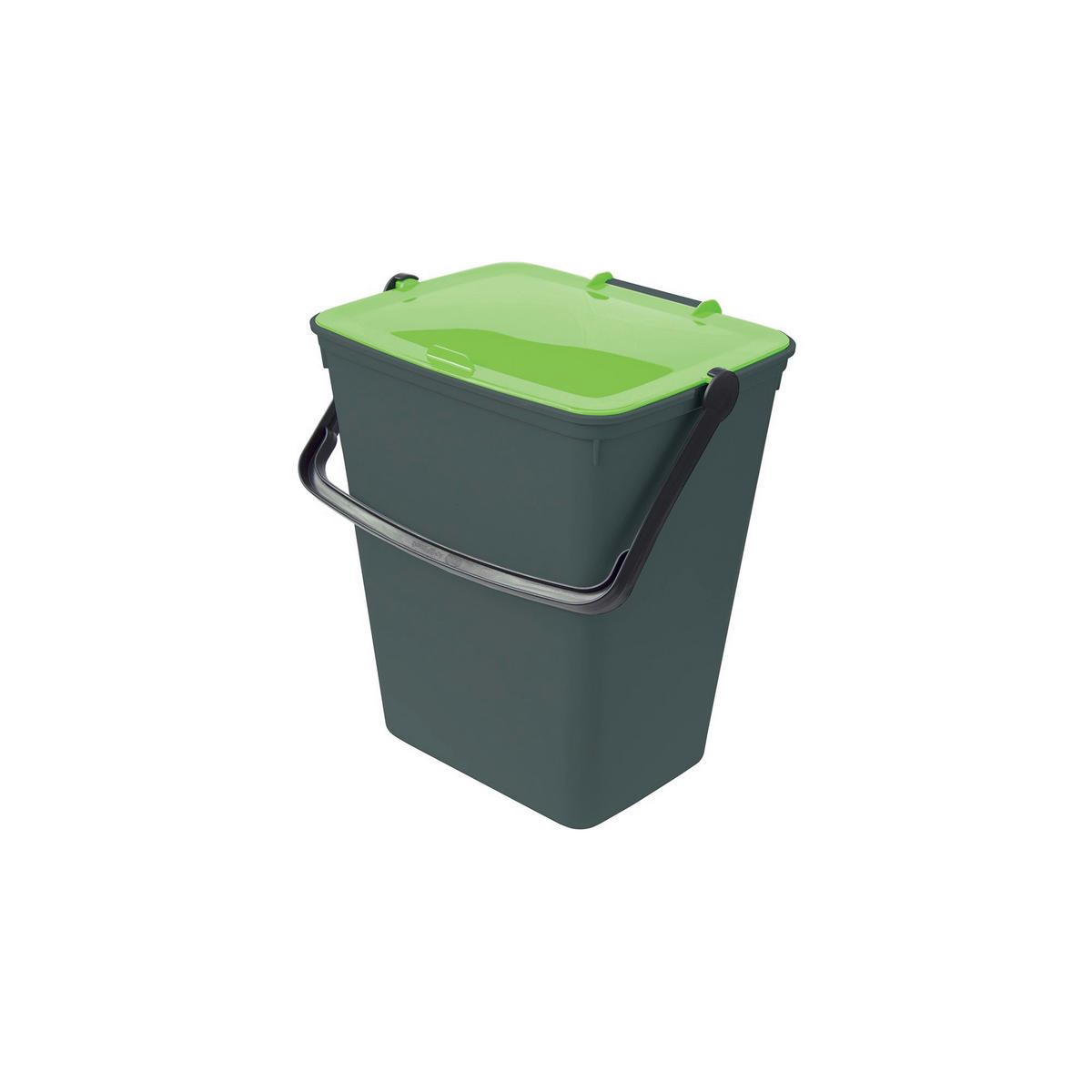 Eco-Logico Abfalltrennbehälter 4er Set mehrfarbig B/H/L: ca. 26,5x41x30,5 cm Abfalltrennbehälter_4xca.14l - mehrfarbig/grau (30,50/26,50/41,00cm) - Eco-Logico