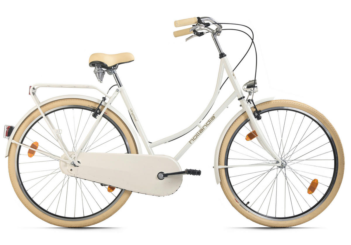 Hollandia Hollandrad Original 166C 28 Zoll Rahmenhöhe 54 cm 1 Gänge weiß weiß ca. 28 Zoll Original - weiß - Hollandia
