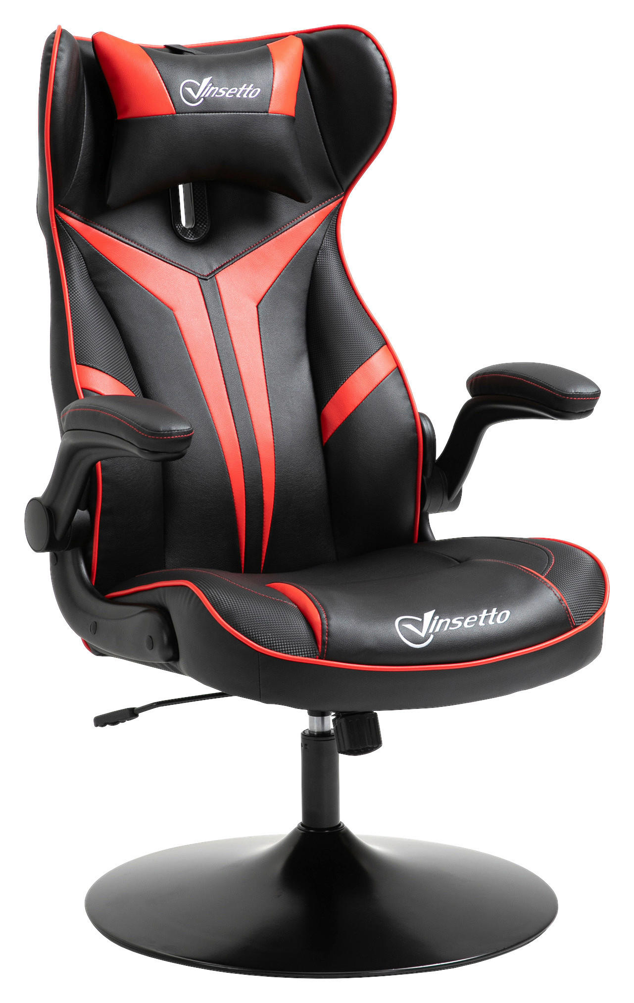 Gaming-Sessel 921-358RD rot schwarz 921-358RD - rot/schwarz (67,00/106,00/75,00cm) - Vinsetto