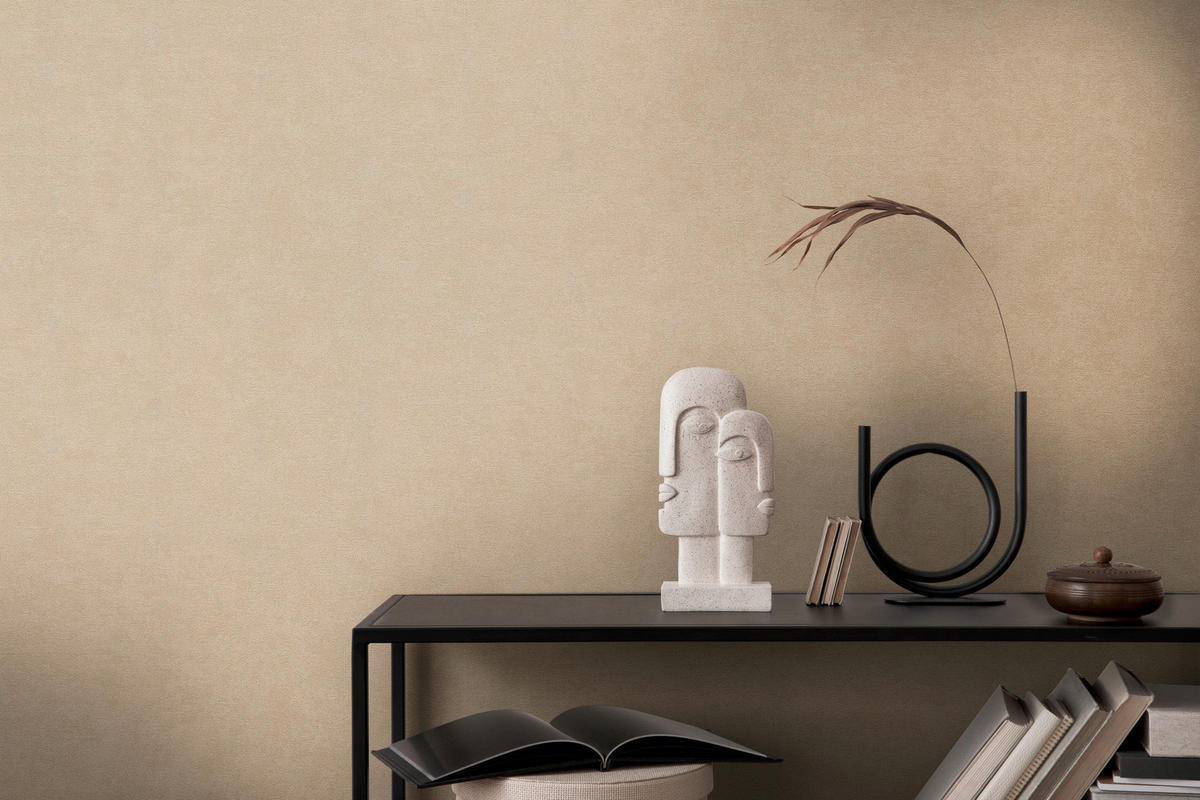 A.S.Creation Vliestapete beige B/H/D: ca. 53x1005x10,7 cm Vliestapete - beige (10,70/1005,00cm) - A.S.Creation