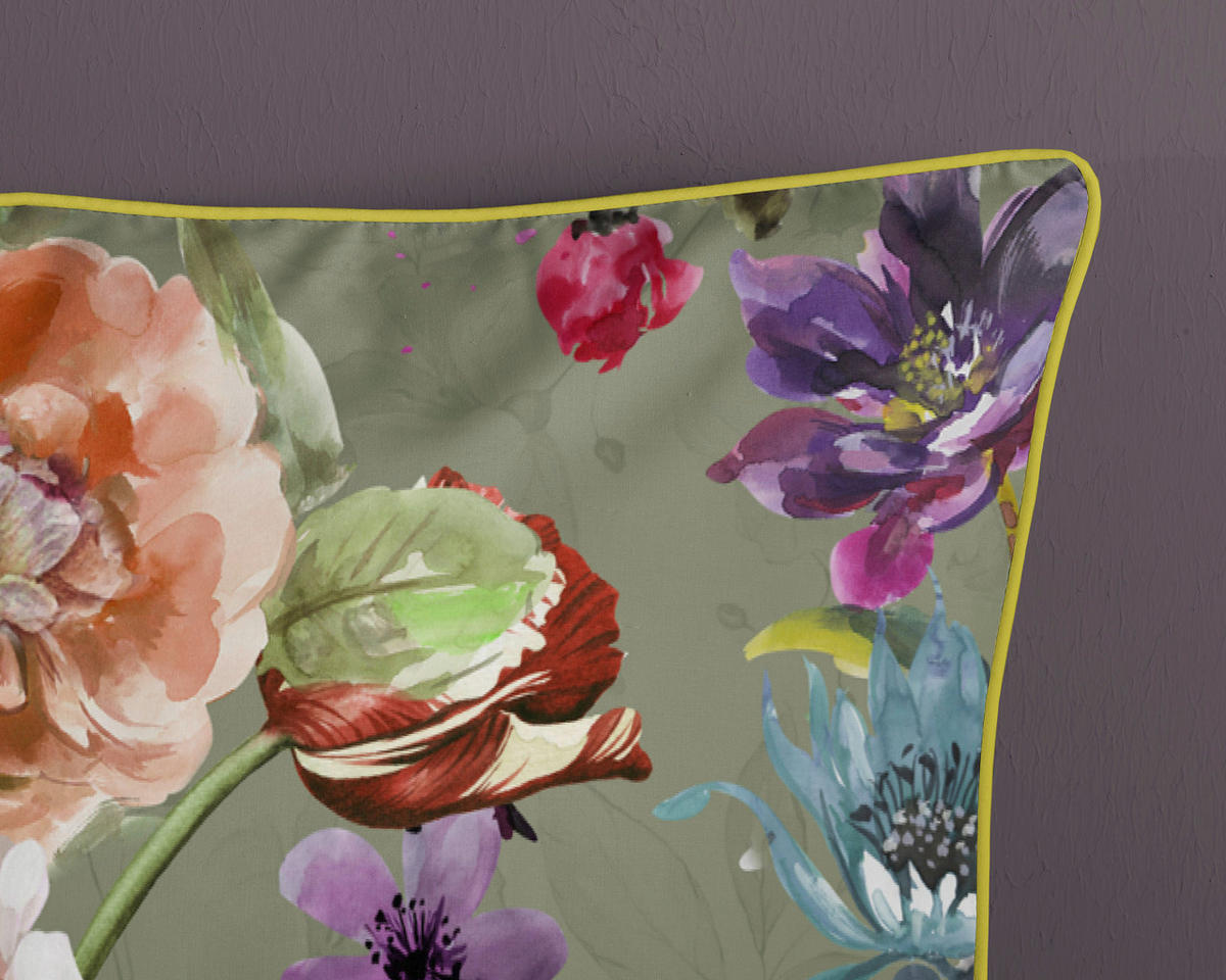 Baumwoll Bettwäsche Parma Satin Parma - grün (155,00/220,00cm) - Descanso
