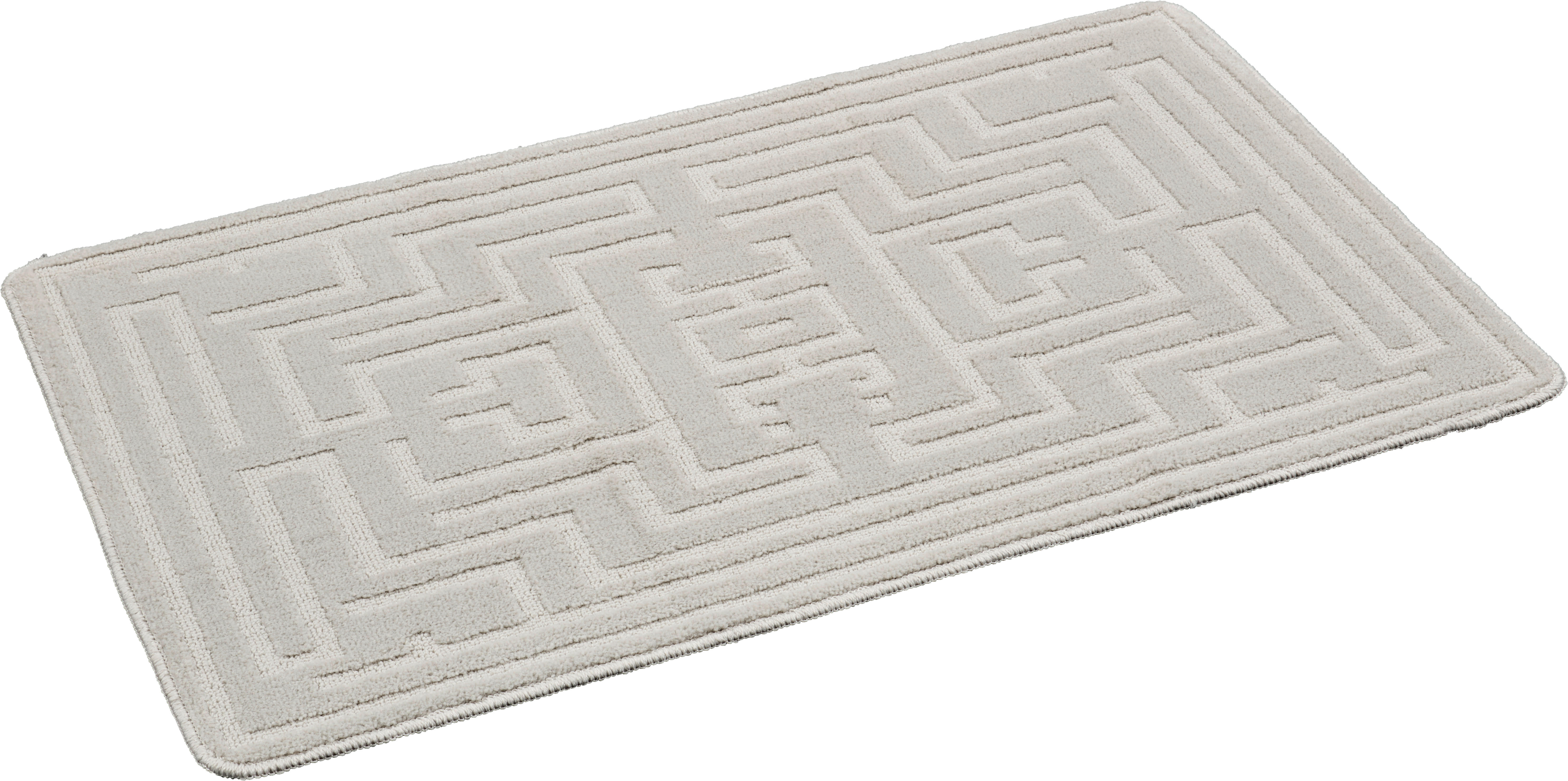 Badematte Badematte_Ornamente 70x120cm - silber (70,00/120,00cm) - POCOline