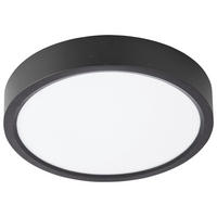 Nowa LED-Deckenleuchte 61031708 schwarz Kunststoff H/D: ca. 3,6x17 cm 1 Brennstellen PUCCY - schwarz (17,00/3,60cm) - Nowa
