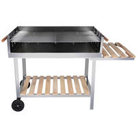 BBQ Collection Holzkohlegrill Edelstahl B/H/L: ca. 56x85x98 cm Holzkohlegrill_BBQ - Edelstahloptik (98,00/56,00/85,00cm) - BBQ Collection