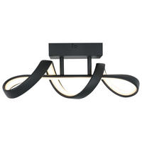 Nolo LED Deckenleuchte schwarz Kunststoff Metall B/H/L: ca. 12x16x40 cm null 1 Brennstellen LED-Deckenleuchte_Jonathan - schwarz (40,00/12,00/16,00cm) - Nolo