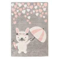 Kayoom Kurzflorteppich Australia - Clermont rosa B/H/L: ca. 80x1,6x150 cm Australia - Clermont - rosa (150,00/80,00/1,60cm) - Kayoom