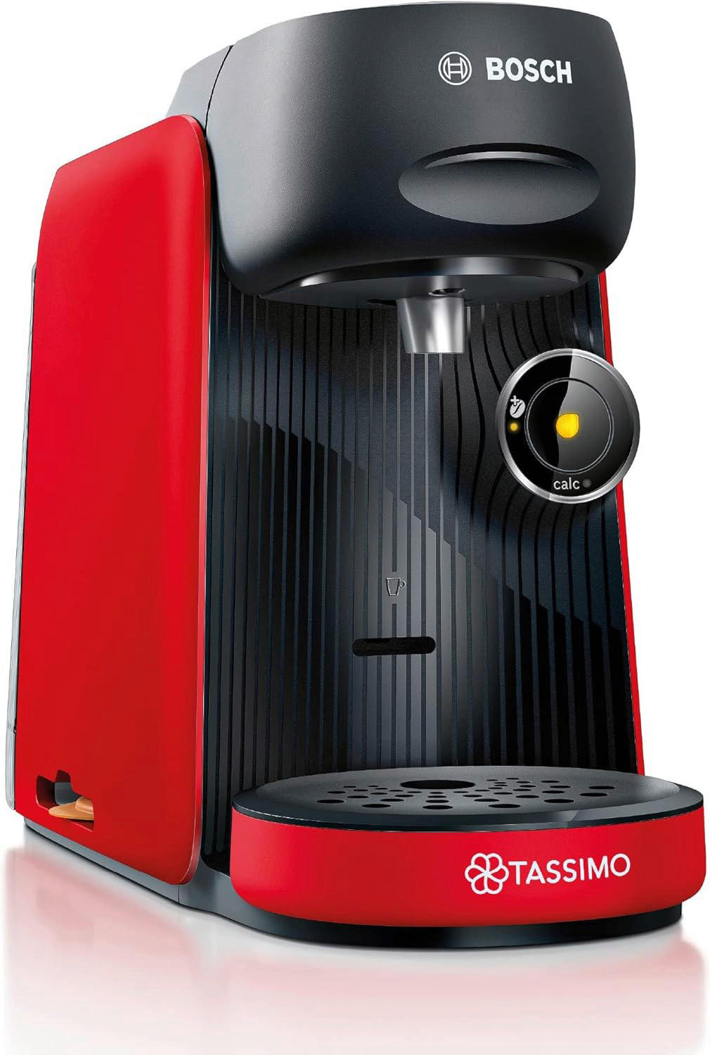 Bosch Kapselmaschine Tassimo Finesse TAS16B3 schwarz Kunststoff B/H/T: ca. 15,7x26,5x36,6 cm Tassimo Finesse - rot/schwarz (15,70/26,50/36,60cm) - BOSCH