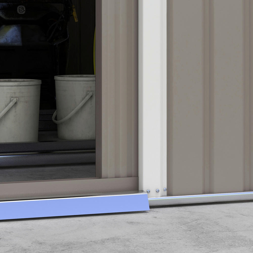 Outsunny Gerätehaus hellgrau B/H/L: ca.... Outsunny Gerätehaus hellgrau B/H/L: ca....