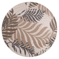 Sanat Outdoorteppich FLORAL creme B/L: ca. 120x120 cm FLORAL - creme (120,00/120,00cm) - Sanat