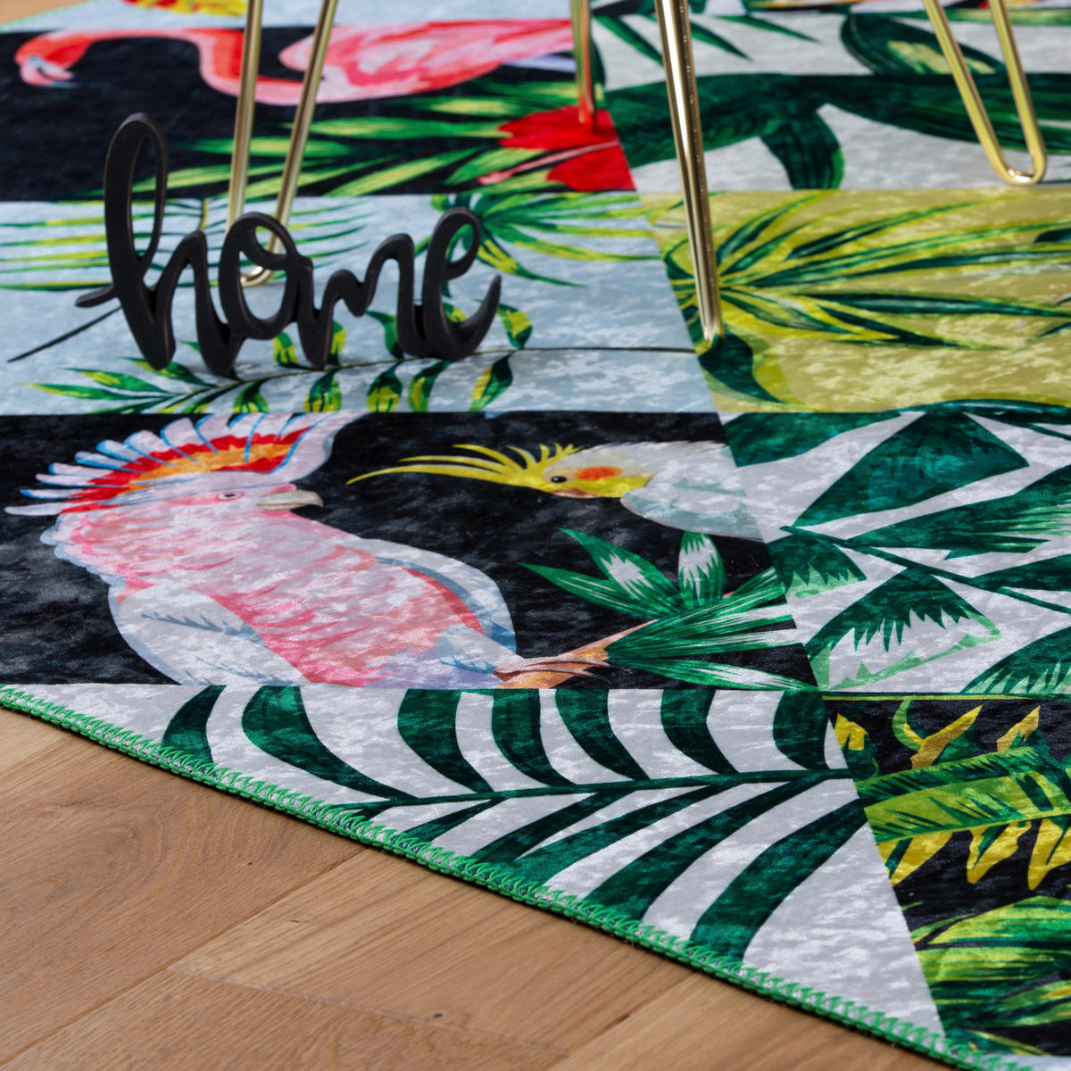 Obsession Teppich My Jungle Multi B/L: ca. 160x230 cm My Jungle - Multi/grün (160,00/230,00cm) - Obsession