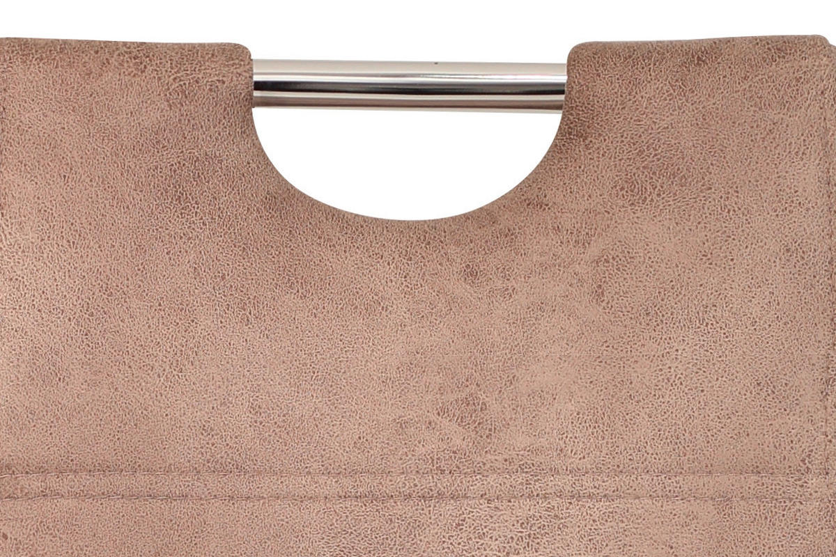 Stuhl Susi 4er Set beige Vintage Microfaser B/H/T: ca. 44x98x61 cm Susi 4er Set - beige (44,00/98,00/61,00cm) - Hela