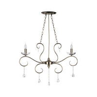 SPOT Light Kronleuchter 5312211 altmessing Metall B/H/T: ca. 98x76x12,5 cm E14 2 Brennstellen Maestra - altmessing (98,00/76,00/12,50cm) - SPOT Light