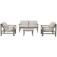 POCOline Gartensitzgruppe Kos grau Alu Kos - grau - POCOline