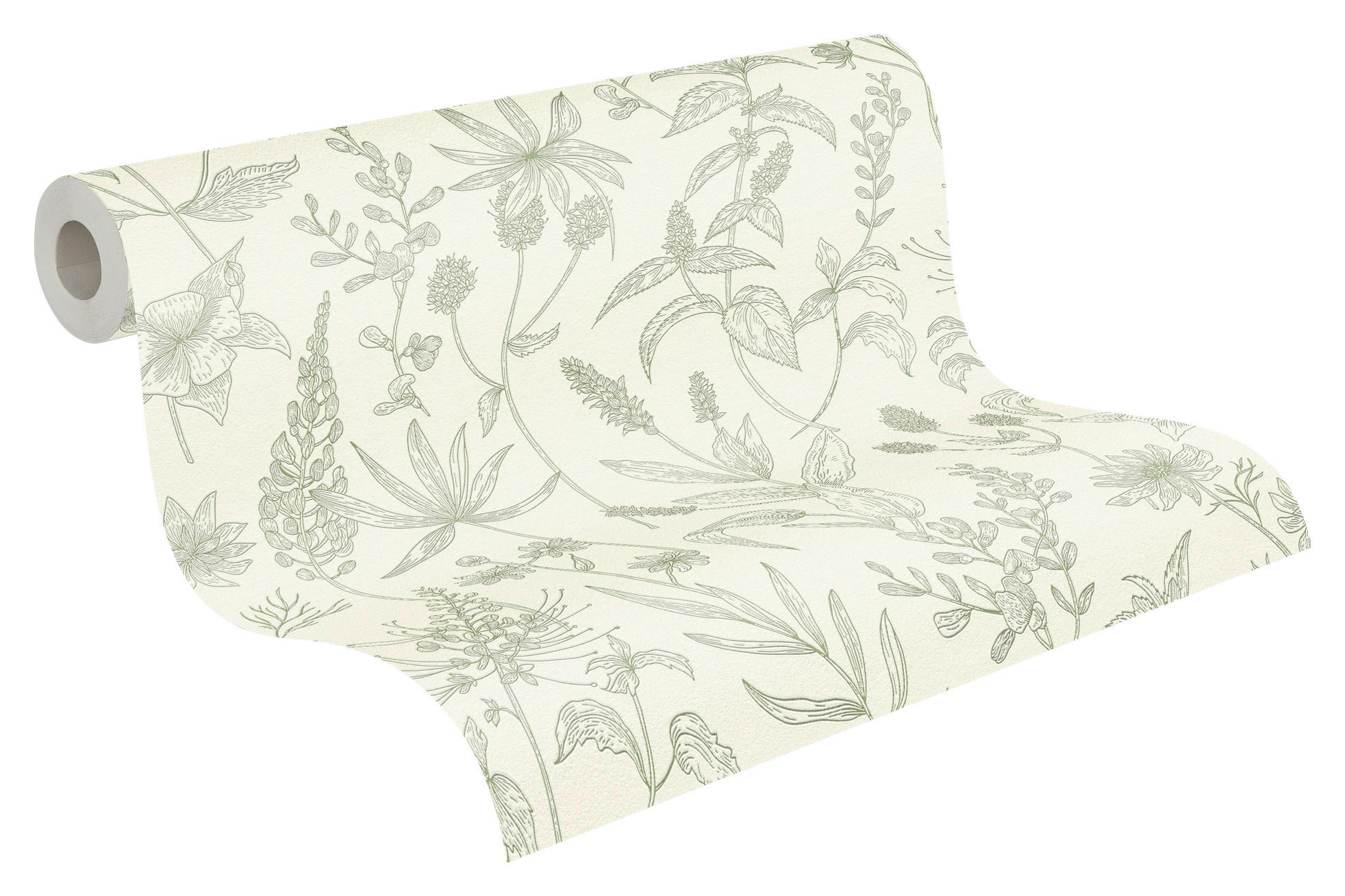 A.S.Creation Vliestapete weiß B/H/D: ca. 53x1005x9,3 cm Vliestapete - weiß (9,30/1005,00cm) - A.S.Creation