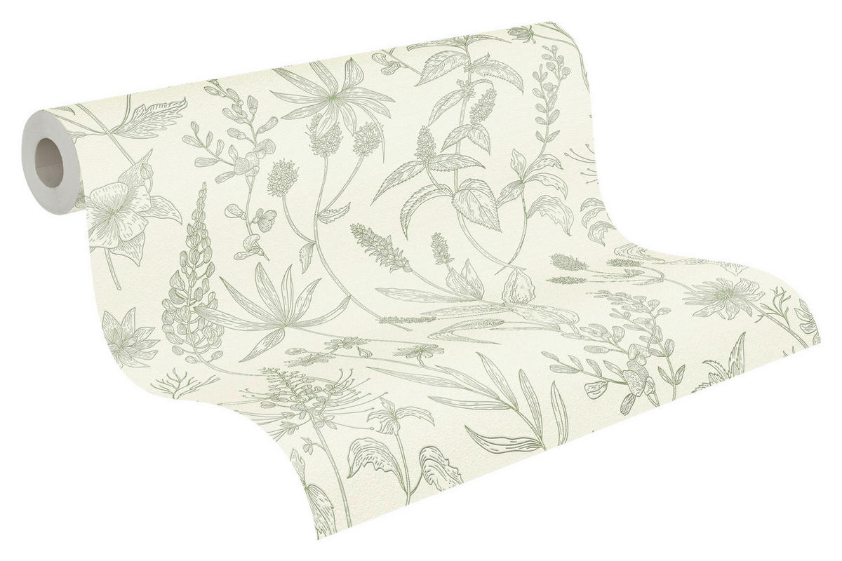 A.S.Creation Vliestapete weiß B/H/D: ca. 53x1005x9,3 cm Vliestapete - weiß (9,30/1005,00cm) - A.S.Creation