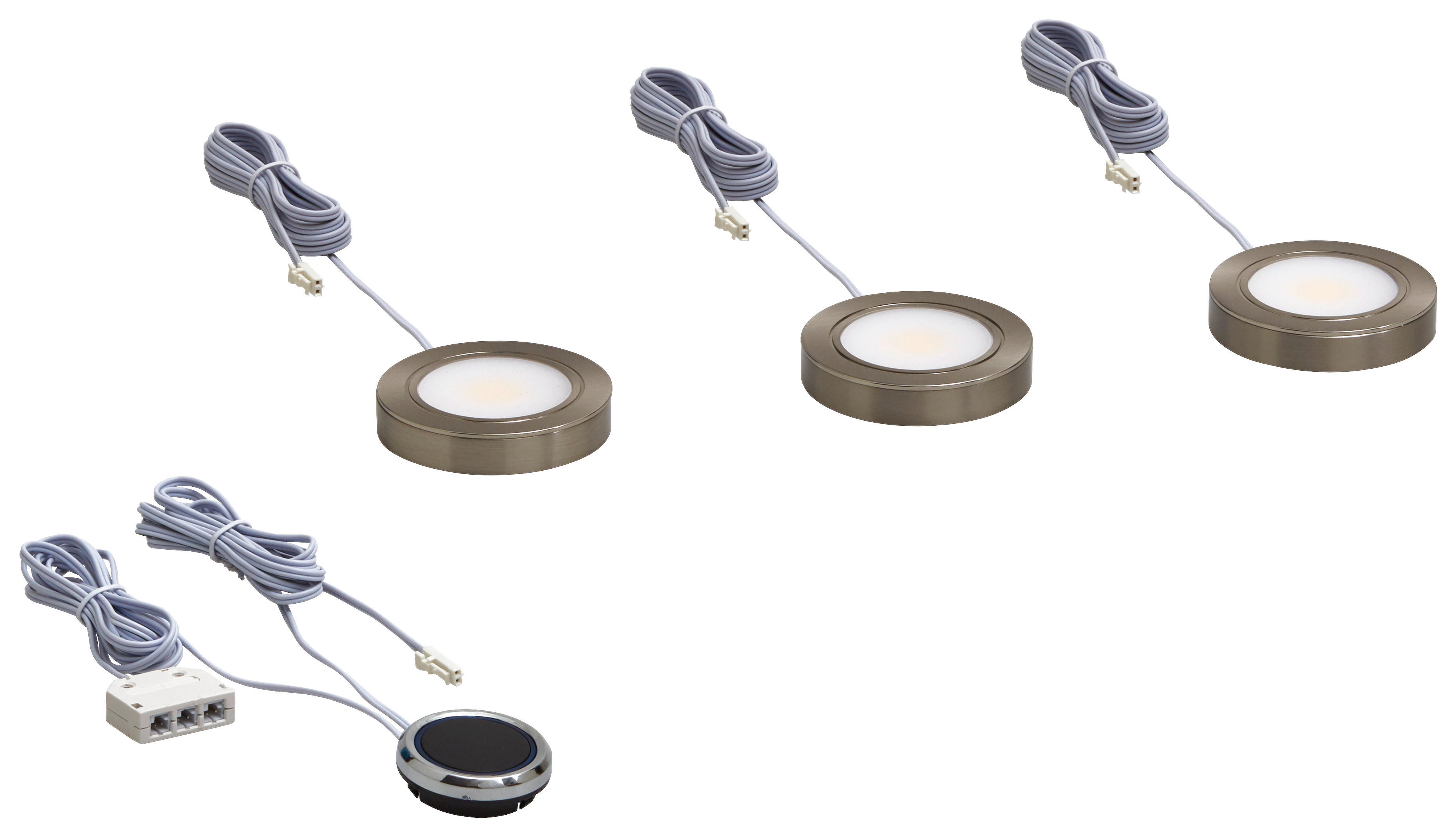HÖLSCHER LED-Leuchten 308913 Edelstahl Kunststoff S/D: ca. 0,6x12,5 cm 308913 - weiß (12,50cm) - HÖLSCHER