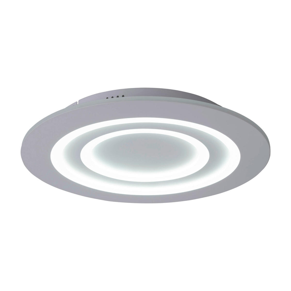 Näve Leuchten LED-Deckenleuchte weiß Metall Kunststoff B/H/T/D: ca. 50x6x50x50 cm MIREL - weiß (50,00/6,00/50,00cm) - Näve Leuchten