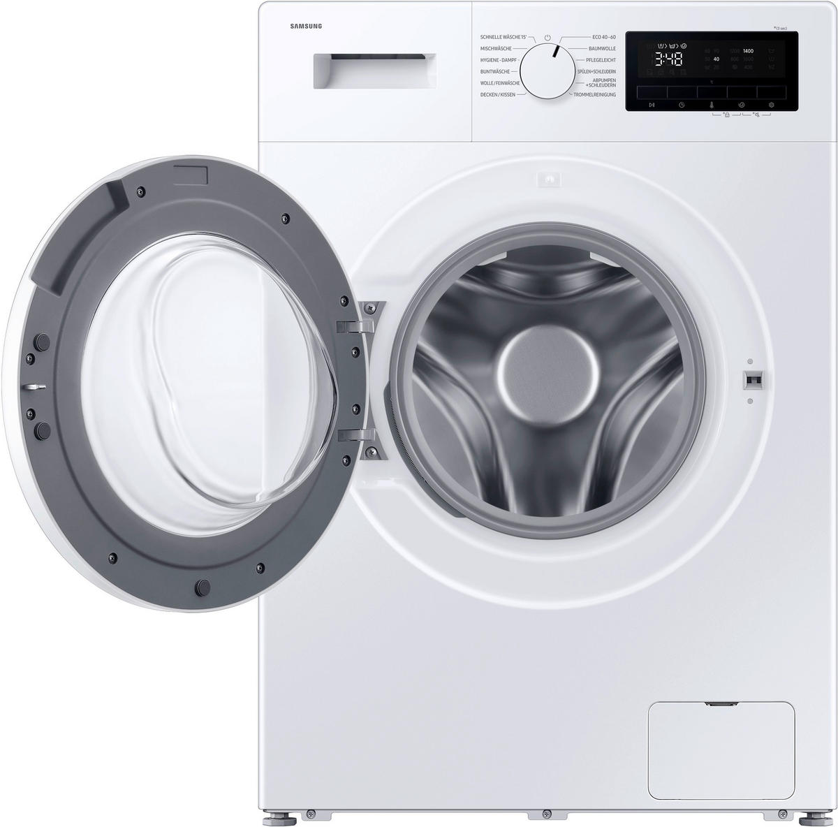 Samsung Waschmaschine WW90FG3M05TWEG weiß B/H/T: ca. 60x85x52 cm Waschmaschine WW90FG3M05TWEG - weiß (60,00/85,00/52,00cm) - Samsung