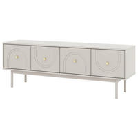 Lowboard MAZOMA Eiche Kaschmirgrau Nachbildung gold Optik B/H/T: ca. 154x53,5x39 cm MAZOMA - gold/Eiche (154,00/53,50/39,00cm) - WIPMEB