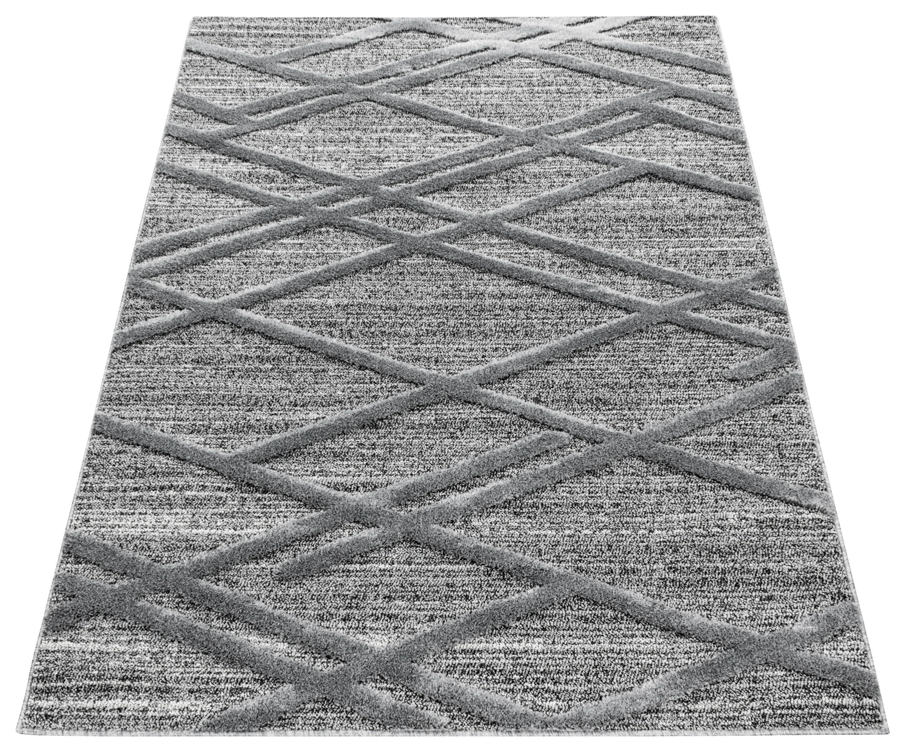 Ayyildiz Teppich PISA grau B/L: ca. 200x290 cm PISA - grau (200,00/290,00cm) - Ayyildiz
