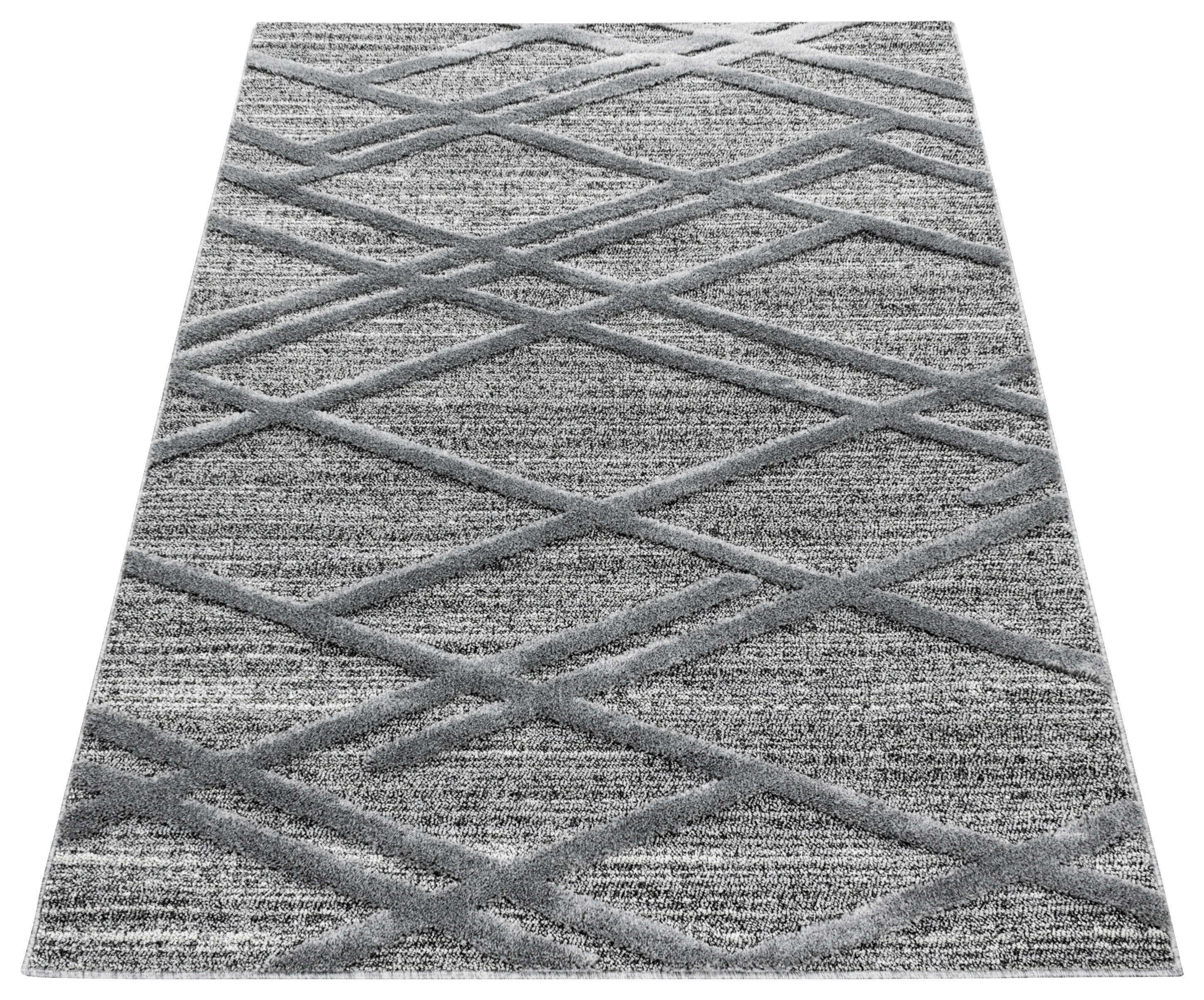 Ayyildiz Teppich PISA grau B/L: ca. 160x230 cm