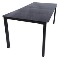 VCM Gartentisch anthrazit Aluminium B/H/L: ca. 90x73x180 cm Gartentisch - anthrazit (180,00/90,00/73,00cm) - VCM