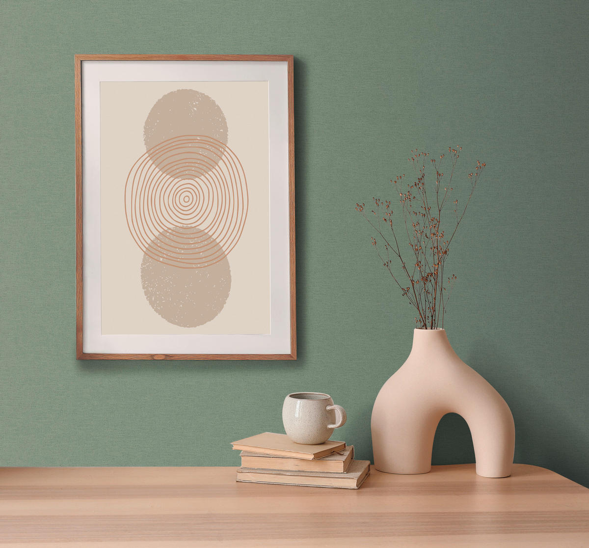 A.S.Creation Vliestapete grün B/H/D: ca. 53x1005x8,6 cm Vliestapete - grün (8,60/1005,00cm) - A.S.Creation