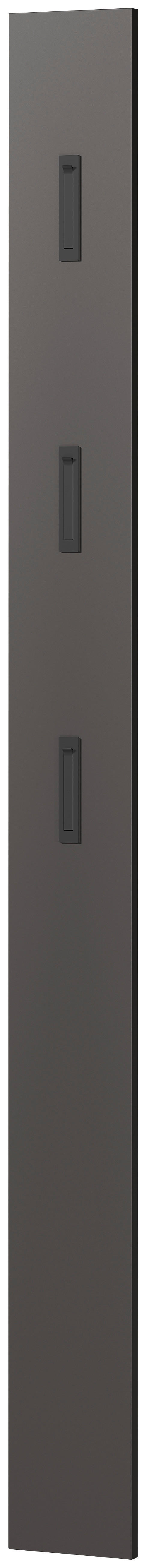 Garderobenpaneel 3728-547 Graphit Optik B/H/T: ca. 15x170x3 cm 3728-547 - schwarz/Graphit (15,00/170,00/3,00cm) - Germania