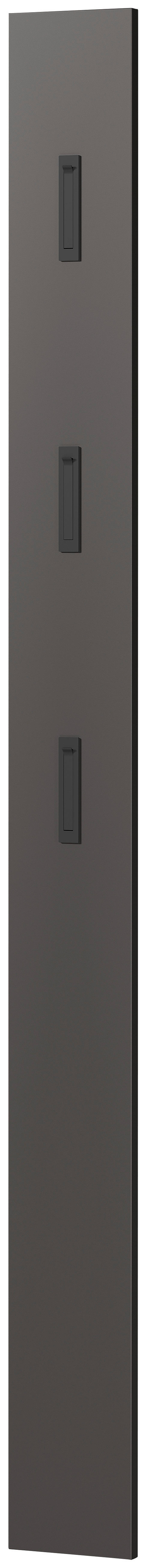 Garderobenpaneel 3728-547 Graphit Optik B/H/T: ca. 15x170x3 cm 3728-547 - schwarz/Graphit (15,00/170,00/3,00cm) - Germania